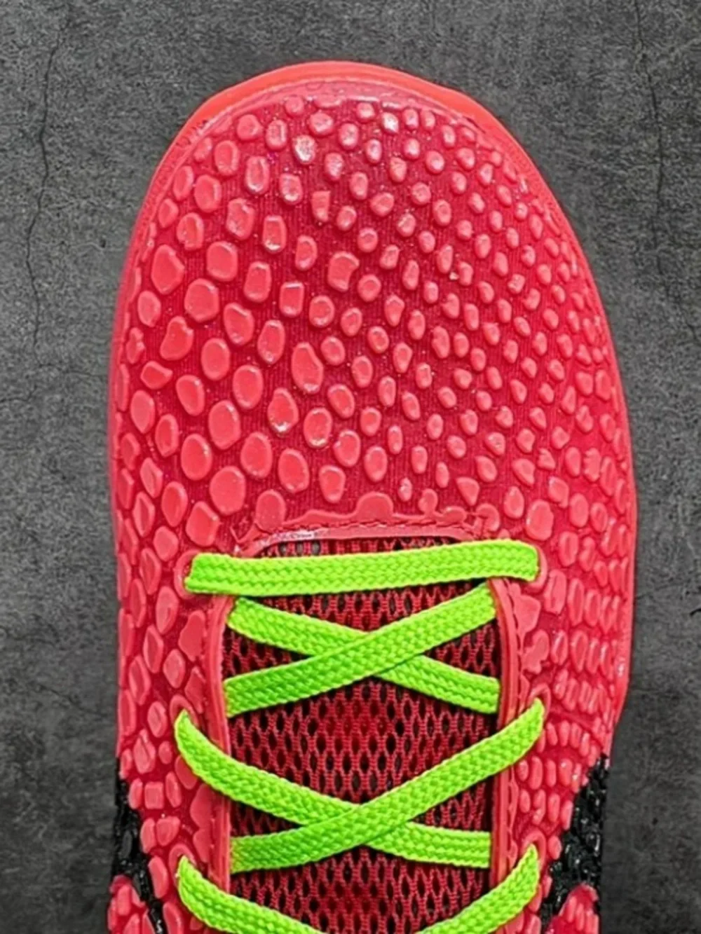 New Nike Kobe 6 Reverse Grinch Red Green Sneakers